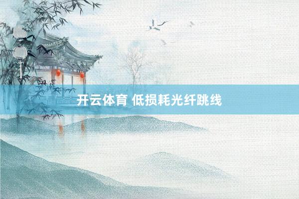 开云体育 低损耗光纤跳线
